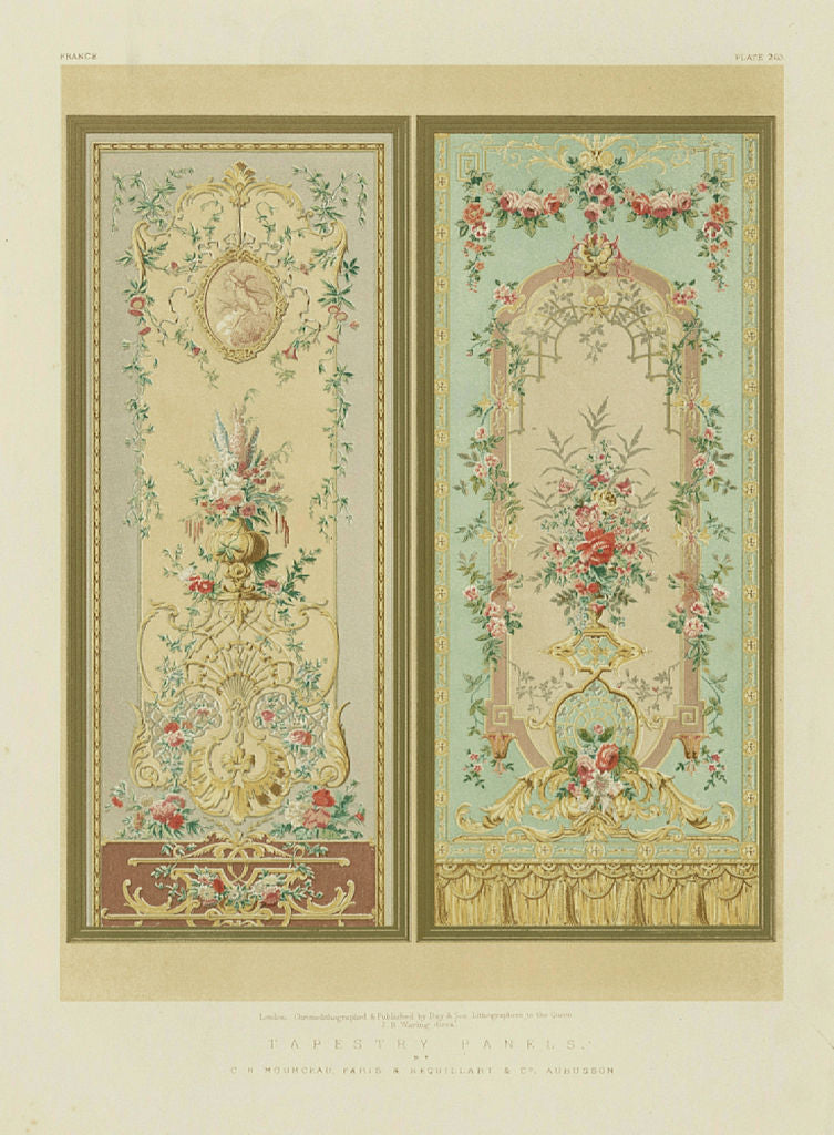 INTERNATIONAL EXHIBITION. Tapestry. Mourceau Paris. Requillart, Aubusson 1862